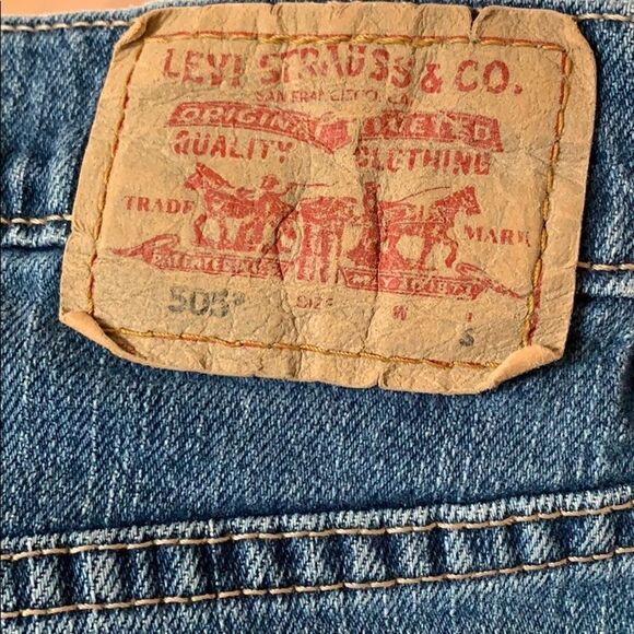 Levi's 505 Noveau Low Straight Jeans Size 14 - Picture 6 of 10